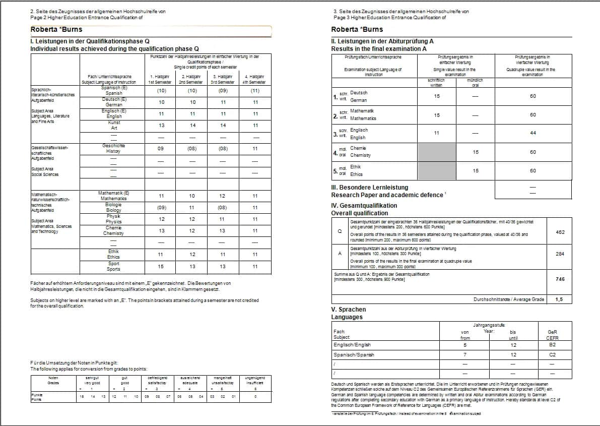 Wie lange ist die zweite Fremdsprache für das Abitur in Berlin nötig?