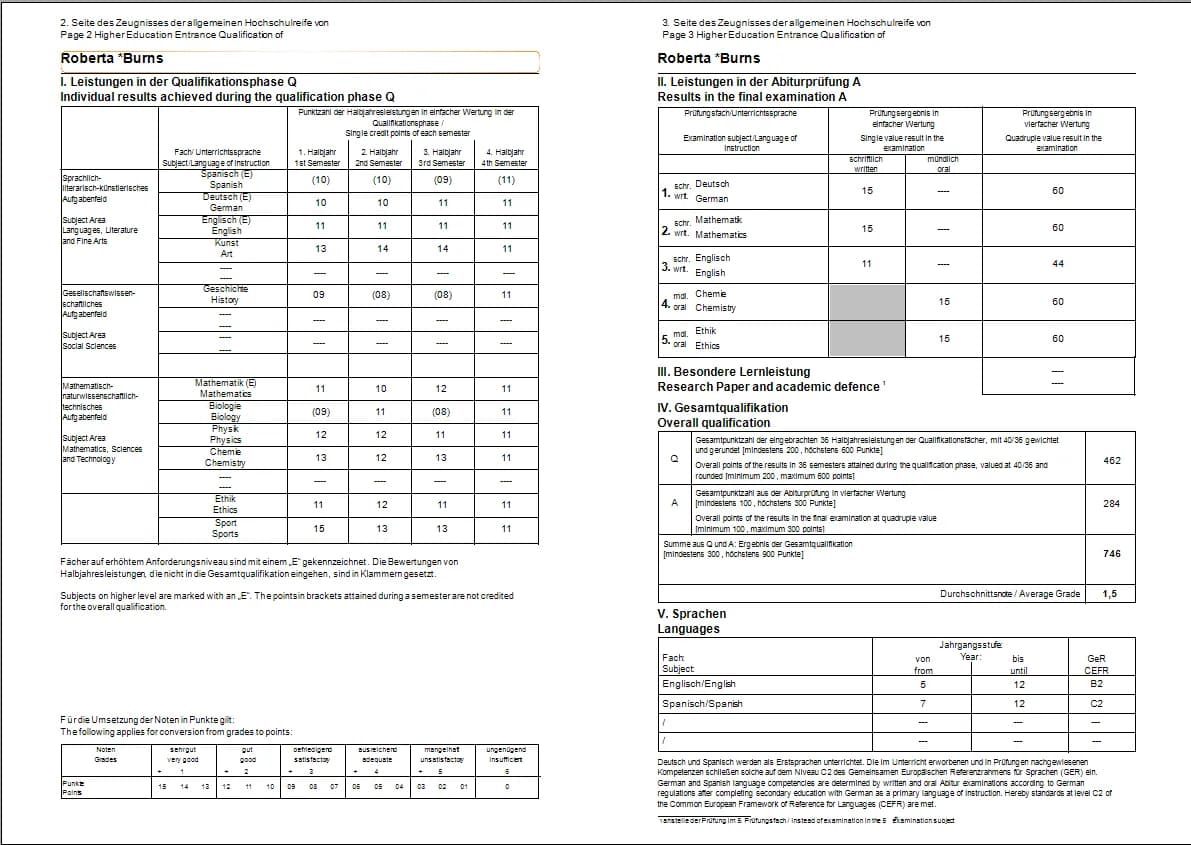 Wie lange ist die zweite Fremdsprache für das Abitur in Berlin nötig?