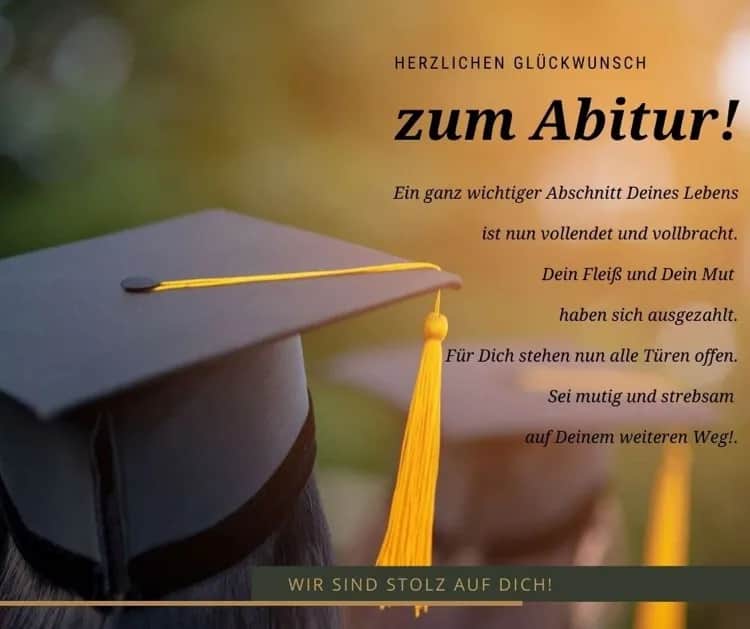 Herzliche wünsche zum abitur: Inspirierende Botschaften für den Erfolg